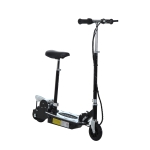 HOMCOM Foldable Electric Scooter for Teens Over 7 years old 12V Battery 120W-Black