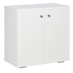 HOMCOM Freestanding Storage Cabinet, with Shelves – White