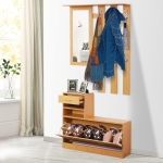 HOMCOM Hallway Storage Set-Oak
