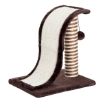 PawHut Rascador para Gatos Rascador de Gatos Barato Árbol Rascador Centro de Actividad Poste Giratorio con Bolas de Juego Plataforma Caseta 40x30x43cm Sisal Natural(c-2)