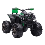 HOMCOM Quad Eléctrico 12V para Niños +3 Años con Faros Música Neumáticos de Suspensión Botones Avance y Retroceso Vehículo Eléctrico a Batería 100x65x73 cm Rojo(c-2)