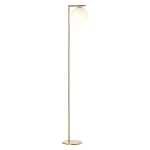 HOMCOM Lampa de podea moderna cu Bec Sferic Bec E27 Max.40W