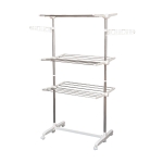 HomCom suport de uscat rufe reglabil, 80-142x55x152cm