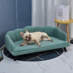 Canapea pentru Caini pana la 32 kg, Tesatura Detasabila, Lavabila Verde PawHut