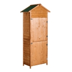 Outsunny, magazie pentru scule, 79x49x190cm, lemn