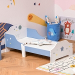 HomCom pat copii +3 ani, cu protectii laterale, 143x74x59cm
