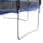 Homcom Trambulina Elastica cu Plasa de Siguranta si Stalpi Captusiti pentru Adulti si Copii Φ366 x 260 cm