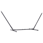 Outsunny Suport Schelet pentru Hamac Reglabil Max. 150 Kg, Negru, 308-380x108x120cm