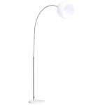 HOMCOM Lampa cu Arc de Podea reglabila in inaltime si Abajur flexibil 350°