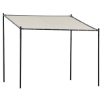 Outsunny Foisor Pergola de Gradina in Metal si Poliester Bej