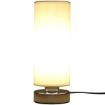 Homcom Lampa de Masa cu Intensitate a Luminii Reglabila Tehnologie Tactila Compatibila Bec E27