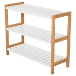 HomCom suport pentru pantofi, cu 3 rafturi, 70x26x57,5 cm