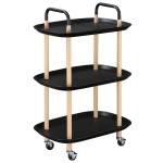 HomCom carucior pentru servit, 3 nivele 57.5x36.5x85 cm