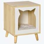 PawHut culcus 2 in 1 pentru pisici, 40x40x50 cm