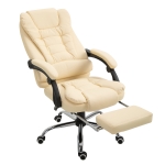 HOMCOM Scaun de Birou Executiv din Piele cu Spatar Pivotant Computer Ergonomic