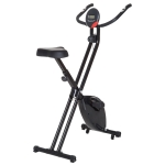 Bicicleta de exercitii pliabila HOMCOM cu afisaj si 8 nivele de rezistenta