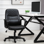 Vinsetto scaun cu masaj, imitatie piele, 59x63x92-101cm