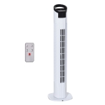 HOMCOM Ventilator tip Coloana cu Telecomanda Oscilatie 3 Functii 3 Viteze