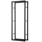 Homcom Raft Lemne pentru Casa si Gradina Greutate maxima 100kg Negru, 60x25x150cm