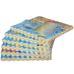 HOMCOM Covoras Puzzle 24 Piese Impermeabil Antiderapant din EVA acopera 9㎡