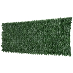 Outsunny Rulou Artificial de Gard Viu din PE Anti-UV 300x100cm Frunze Verde Inchis