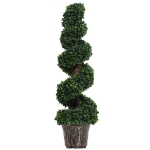 Outsunny Planta Artificiala Cimisir Spiralat pentru Interior si Exterior cu Ghiveci Ф32 x 112cm