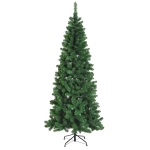Homcom Brad de Craciun Artificial 210cm 631 Ramuri Dese, Verde(c-1)