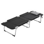Outsunny Pat Camping Pliabil si Captusit, Negru