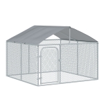 PawHut Tarc Amplu pentru Animale in Plasa Galvanizata cu Invelis Impermeabil pentru Extern 230x230x172 cm