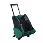 PawHut Trolley Rucsac pentru Animale de Companie Verde