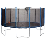 Homcom Trambulina Elastica cu Cos Basket si Plasa Siguranta Φ366 x 260A cm