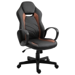 Vinsetto Scaun Ergonomic pentru Jucatori Gaming sau Birou Reglabil din Piele Maro si Neagra 62.5x69x109-119cm