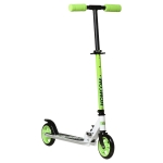HOMCOM Trotineta Pliabila pentru Copii Inaltimea de 100-150cm Ghidon Reglabil 75-85cm, Aluminiu Verde