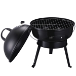 Barbecue Outsunny Gratar de excursie cu capac si sistem de controlat temperatura