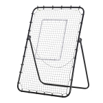 HOMCOM Plasa de fotbal Rebounder pliabila cu tinta si Unghi reglabil