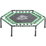 Homcom trambulina elastica pentru adulti, copii, 110x33cm