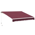 Outsunny luifel aluminium 2,95 mx 2,5 m