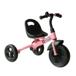 HomCom Tricicleta in Metal cu Clacson si Aripa, Roz