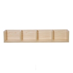 HomCom Etajeră Raft Bibliotecă Port CD-uri din Lemn, 95x17x16.5cm