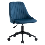 Vinsetto Scaun de Birou din Catifea Inaltime Reglabila Pivotant 360 ° cu Roti