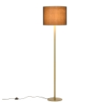 HOMCOM Lampa de Podea Abajur din Tesatura, Design Modern Casa si Birou