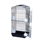 PawHut Colivie pentru Păsări din fier cu Tavă 47,5x36x91 cm