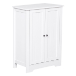 kleankin Mobila pentru Baie Doua Usi Basculante Alb 60 x 30 x 80cm