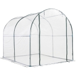 Outsunny Gewächshaus Foliengewächshaus Treibhaus Frühbeet Tomatenhaus Pflanzenhaus 200 x 250 x 200 cm