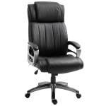 Vinsetto® Bürostuhl Massagefunktion drehbar 64,5 x 79 x 115-126 cm Schwarz
