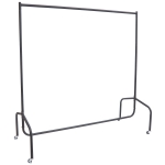 HOMCOM Kleiderständer Kleiderwagen Wäscheständer Rollgarderobe Garderobenständer (150 x 60 x 170 cm)