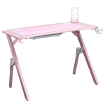 HOMCOM Gaming Tisch 110 cm x 58 cm x 75 cm