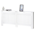 HOMCOM Heizkörperverkleidung Heizkörperabdeckung Heizungsverkleidung Heizkörper Radiator Cover Abdeckung (Modell2/172x19x81 cm)