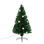 HOMCOM LED Weihnachtsbaum künstlicher Christbaum Tannenbaum Kunstbaum mit 16-LED-Lampen 120 cm