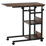 HOMCOM Beistelltisch 80 cm x 40 cm x 82 cm